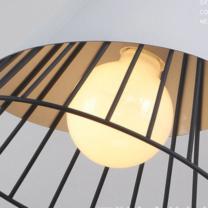 E27 Modern Lighting Iron Solid Wood Pendant Light Hanging Lamp (Black) - free shipping - PMC Jewellery - Order now!