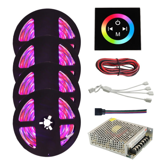 4 PCS RGB LED Strip 20M 2835 LED Light Lamps Waterproof SMD RGB Lights LED Ribbon - free shipping - PMC Jewellery - Order now!