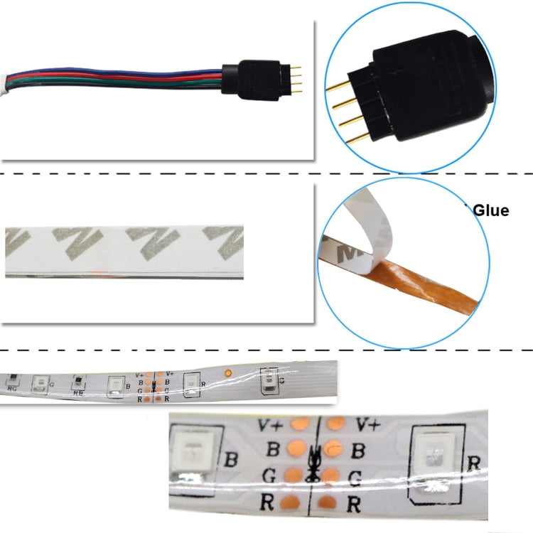 4 PCS RGB LED Strip 20M 2835 LED Light Lamps Waterproof SMD RGB Lights LED Ribbon - free shipping - PMC Jewellery - Order now!