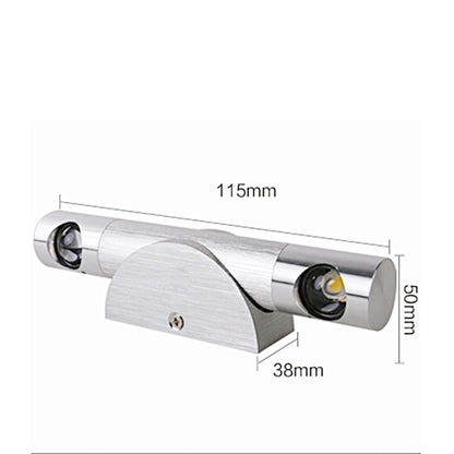 6W 360 Degrees Rotation Wall Lamp LED Nightlight, AC 110-240V (Warm White) - free shipping - PMC Jewellery - Order now!