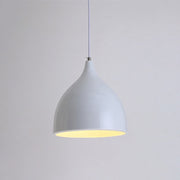 Restaurant Chandelier Simple Modern Single-head Dining Table Lamp Fashion Aisle Living Room Bar (White)