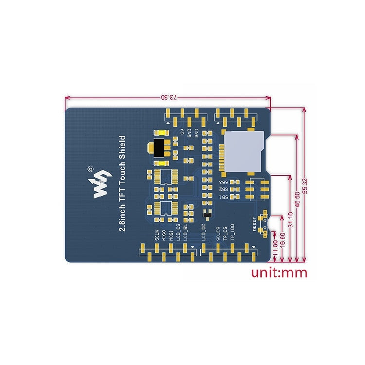 2.8 inch Touch LCD Shield for Arduino - free shipping - PMC Jewellery - Order now!