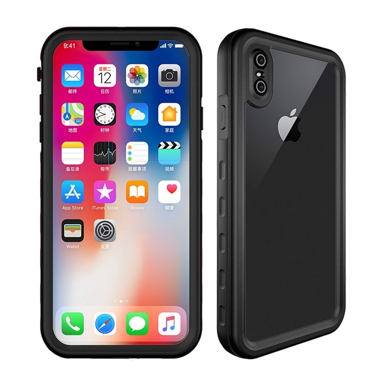 For iPhone XS Max 2m Waterproof Snowproof 2m Shockproof Dustproof PC+Silicone Case (Black) - More iPhone Cases by PMC TechLife | Online Shopping South Africa | PMC TechLife