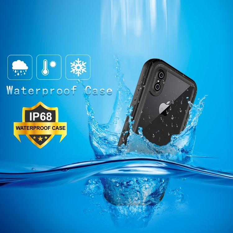 For iPhone XS Max 2m Waterproof Snowproof 2m Shockproof Dustproof PC+Silicone Case (Black) - More iPhone Cases by PMC TechLife | Online Shopping South Africa | PMC TechLife