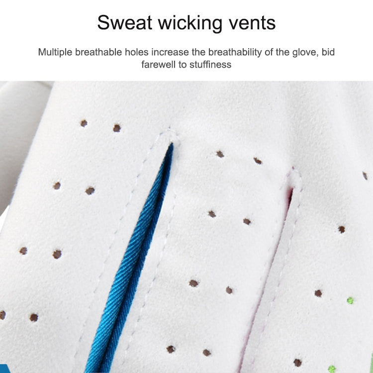 PGM One Pair Golf Microfiber Cloth Soft Comfortable Gloves for Children - Safety Gloves by PGM | Online Shopping South Africa | PMC TechLife | Buy Now Pay Later Mobicred