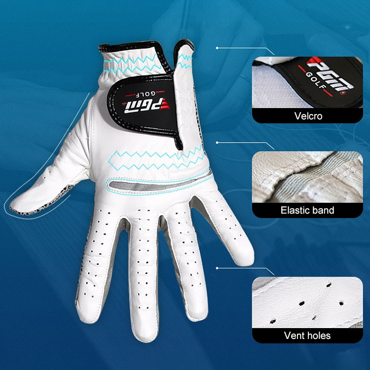 PGM Golf Sheepskin Anti-Slip Single Gloves for Men(Size: 22-Left Hand) - Safety Gloves by PGM | Online Shopping South Africa | PMC Jewellery | Buy Now Pay Later Mobicred