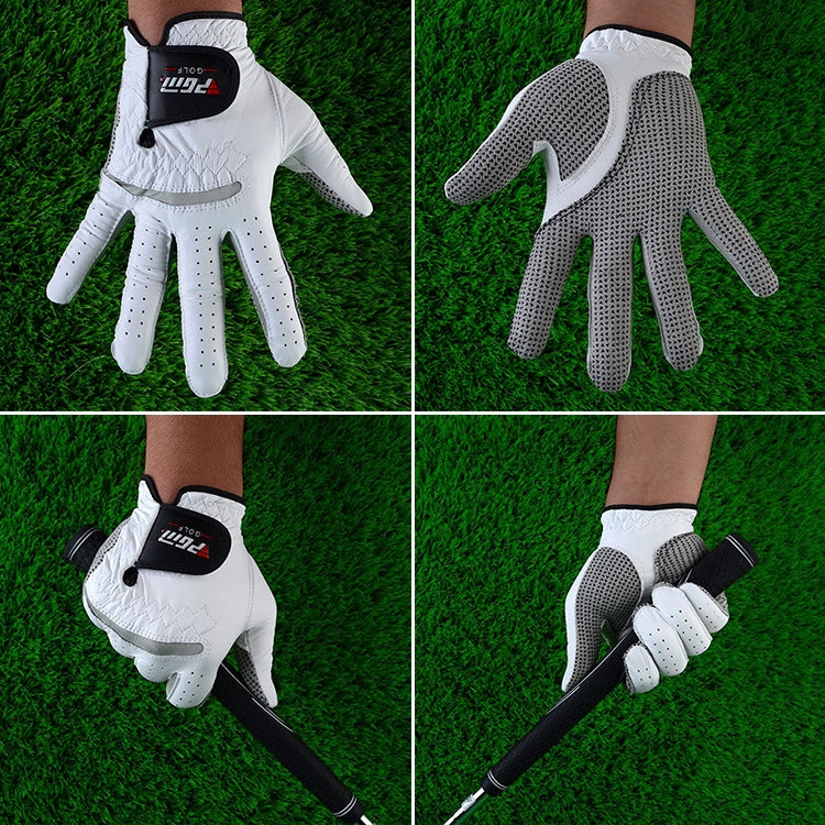 PGM Golf Sheepskin Anti-Slip Single Gloves for Men(Size: 25-Left Hand) - Safety Gloves by PGM | Online Shopping South Africa | PMC Jewellery | Buy Now Pay Later Mobicred