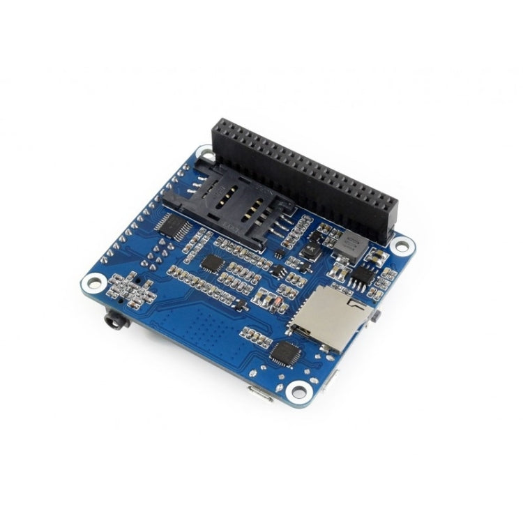 Waveshare 4G / 3G / 2G / GSM / GPRS / GNSS HAT for Raspberry Pi, LTE CAT4, for Southeast Asia, West Asia, Europe, Africa - free shipping - PMC TechLife - Order now!