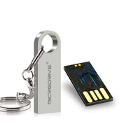 MicroDrive 128GB USB 2.0 Metal Water-resistant High Speed U Disk(Black)