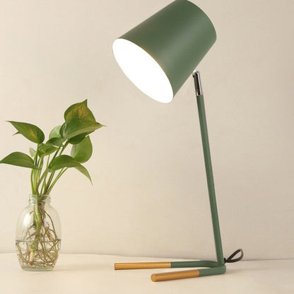 LED Eye-caring Table Lamp Modern Creative Minimalist Bedroom Bedside Lamp Student Study Table Lamp (Green) - free shipping - PMC Jewellery - Order now!