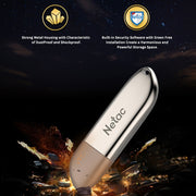 Netac U352 128GB USB 3.0 High Speed Sharp Knife USB Flash Drive U Disk
