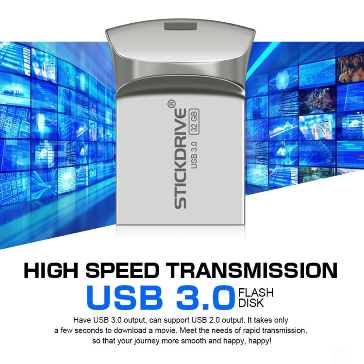 STICKDRIVE 128GB USB 3.0 High Speed Creative Metal U Disk - USB Flash Drives by STICKDRIVE | Online Shopping South Africa | PMC Jewellery | Buy Now Pay Later Mobicred