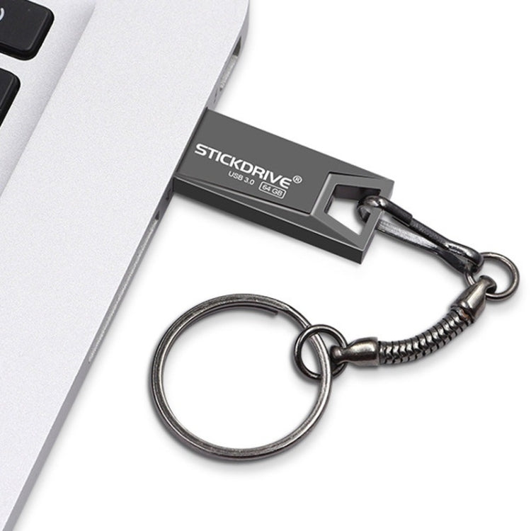 STICKDRIVE 128GB USB 3.0 High Speed Mini Metal U Disk (Black)