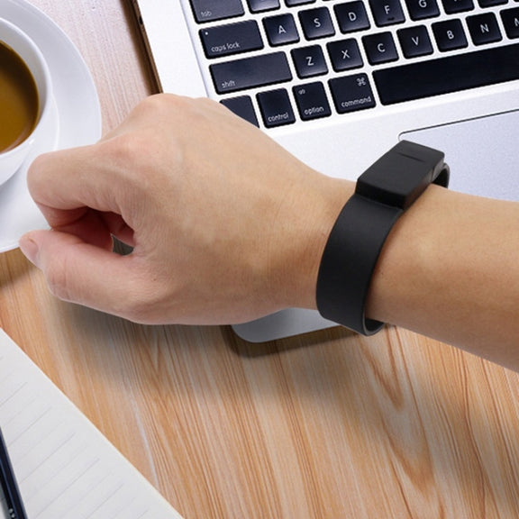 MicroDrive 128GB USB 2.0 Fashion Bracelet Wristband U Disk (Yellow)