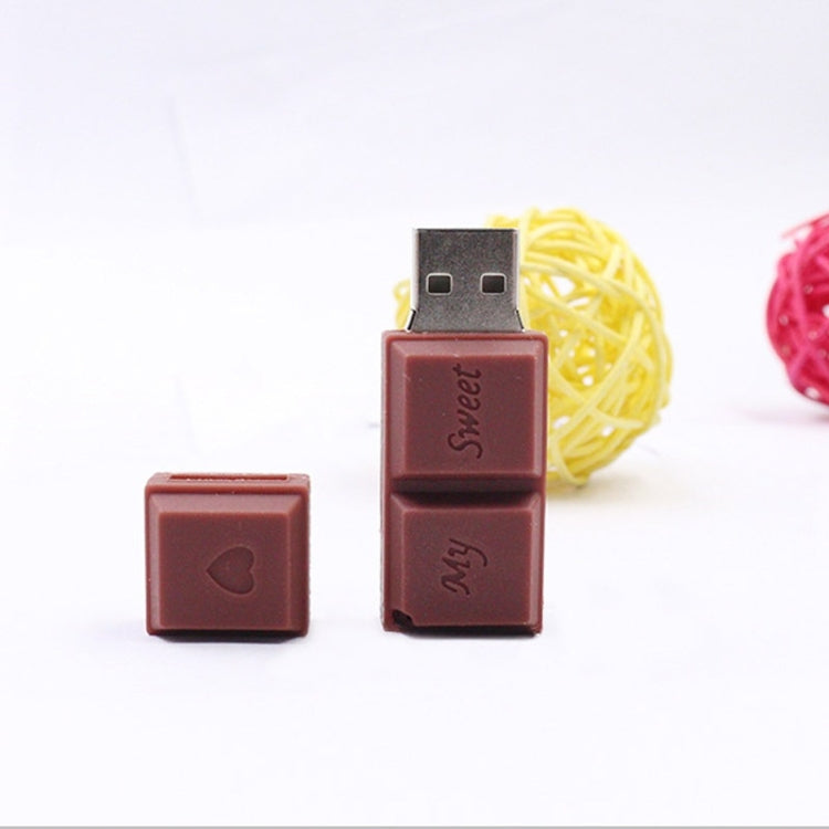 MicroDrive 128GB USB 2.0 Creative Chocolate USB Flash Drive - USB Flash Drives by MicroDrive | Online Shopping South Africa | PMC Jewellery | Buy Now Pay Later Mobicred