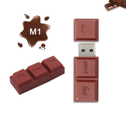MicroDrive 128GB USB 2.0 Creative Chocolate USB Flash Drive - USB Flash Drives by MicroDrive | Online Shopping South Africa | PMC Jewellery | Buy Now Pay Later Mobicred