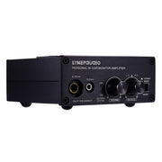 LINEPAUDIO B982 Power Amplifier Instrument Drummer Earphone Monitor Signal Amplifier, Dual XLR Input (Black)