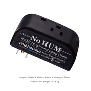 LINEPAUDIO B983 AC Ground Circuit No-Hum Buzz Eliminator, US Plug (Black)