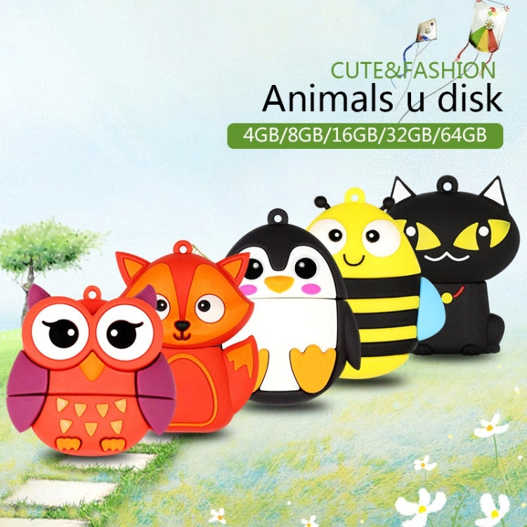 MicroDrive 128GB USB 2.0 Creative Cute Bee U Disk - free shipping - PMC Jewellery - Order now!