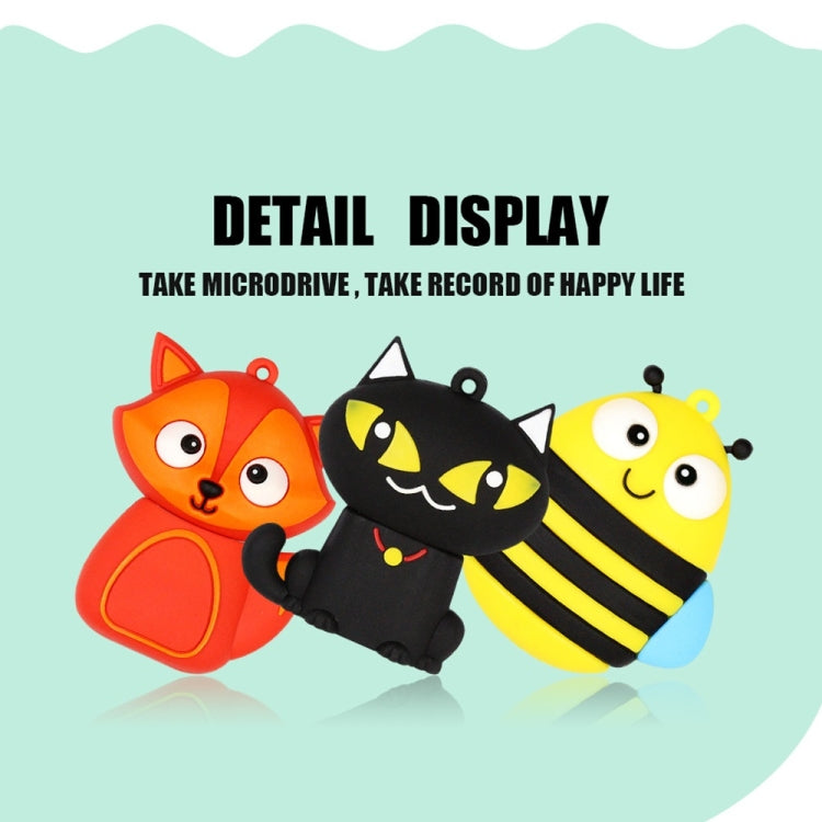 MicroDrive 128GB USB 2.0 Creative Cute Black Cat U Disk - free shipping - PMC Jewellery - Order now!