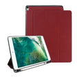 Mutural Exquisite Series Cloth Texture PU+TPU Leather Case for iPad Pro 10.5 inch, with 3-Fold Holder & Pen Slot & Sleep & Wake-up Function(Red) - free shipping - PMC TechLife - Order now!