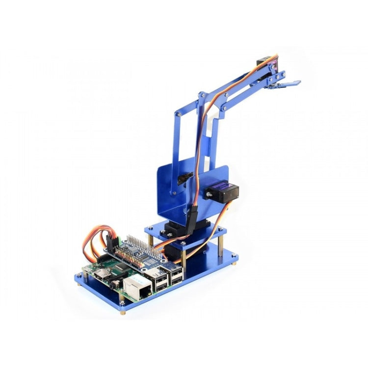 Waveshare 4-DOF Metal Robot Arm Kit for Raspberry Pi, Bluetooth / WiFi Remote Control, US Plug - free shipping - PMC Jewellery - Order now!