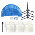 XI278 2 Pairs I258 Side Brush + 6 PCS I206 Filter + 4 PCS I262 Rag + 4 PCS G604 Magic Adhesive Sticker + G101 Small Black Brush for ILIFE V8S - For ILIFE Accessories by PMC TechLife | Online Shopping South Africa | PMC TechLife | Buy Now Pay Later Mobicred