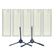 XI287 5 PCS I259 Filter +1 Pair I258 Side Brush for ILIFE A7 / A9