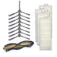 XI217 4 Pairs K614 Side Brushes + 4 PCS I207 Filters + Main Brush I202 Set for  ILIFE A4 - For ILIFE Accessories by PMC TechLife | Online Shopping South Africa | PMC TechLife | Buy Now Pay Later Mobicred