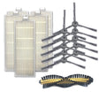 XI218 5 Pairs K614 Side Brushes + 5 PCS I207 Filters + Main Brush I202 Set for  ILIFE A4 - free shipping - PMC TechLife - Order now!