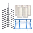 XI238 5 Pairs K614  Side Brushes + 5 PCS I208 Filters + I204 Filter Cotton Filter Set for ILIFE V5S Pro / V50 / V5S - For ILIFE Accessories by PMC TechLife | Online Shopping South Africa | PMC TechLife | Buy Now Pay Later Mobicred