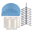 XI240 5 Pairs K614 Side Brushes + 5 PCS I208 Filters+ 5 PCS I201 Rags Set for ILIFE V5S Pro / V50 / V5S - For ILIFE Accessories by PMC TechLife | Online Shopping South Africa | PMC TechLife | Buy Now Pay Later Mobicred