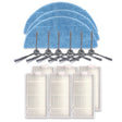 XI242 3 Pairs K614 Side Brushes + 6 PCS I208 Filters+ 3 PCS I201 Rags Set for ILIFE V5S Pro / V50 / V5S - For ILIFE Accessories by PMC TechLife | Online Shopping South Africa | PMC TechLife | Buy Now Pay Later Mobicred