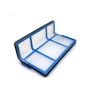 XI244 2 Pairs K614 Side Brushes + 2 PCS I201 Rags + I204V Filter Cotton Filter Set for ILIFE V3S Pro / V3S / V5S Pro / V50 / V5S