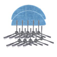 XI246 5 Pairs K614 Side Brushes + 2 PCS I201 Rags Set for ILIFE V3S Pro / V3S / V5S Pro / V50 / V5S - For ILIFE Accessories by PMC TechLife | Online Shopping South Africa | PMC TechLife | Buy Now Pay Later Mobicred