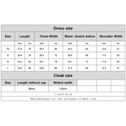 Little Red Riding Hood Parent Child Fairy Tale Drama Performance Costume Little Red Riding Hood Dress Little Maid Two Dress Halloween Costume (Color:Cape+Maid Size:L)