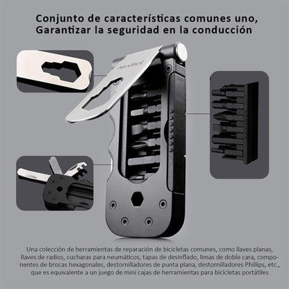 NexTool Multi-functional Bicycle Tool Mini Pocket Bike Toolbox Outdoor Wrench Repair Tool Magnetic Sleeve - Maintenance tools by NexTool | Online Shopping South Africa | PMC Jewellery | Buy Now Pay Later Mobicred