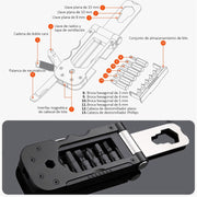 NexTool Multi-functional Bicycle Tool Mini Pocket Bike Toolbox Outdoor Wrench Repair Tool Magnetic Sleeve