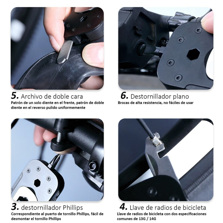 NexTool Multi-functional Bicycle Tool Mini Pocket Bike Toolbox Outdoor Wrench Repair Tool Magnetic Sleeve - Maintenance tools by NexTool | Online Shopping South Africa | PMC Jewellery | Buy Now Pay Later Mobicred