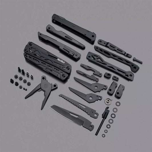 NexTool 10 in 1 Multi Functional Knife Portable Folding Knife Tools Stainless Screwdriver Saw Pliers Ruler Cutter - free shipping - PMC Jewellery - Order now!