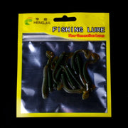 HENGJIA SO041 5cm/0.6g 10 PCS Fishing Wobbler Soft Jigging Fishing Lure Worm Swimbaits Silicone Bait