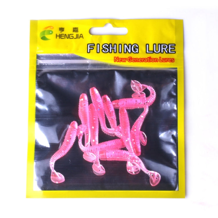 HENGJIA SO041 5cm/0.6g 10 PCS Fishing Wobbler Soft Jigging Fishing Lure Worm Swimbaits Silicone Bait - Fishing Lures by HENGJIA | Online Shopping South Africa | PMC TechLife | Buy Now Pay Later Mobicred