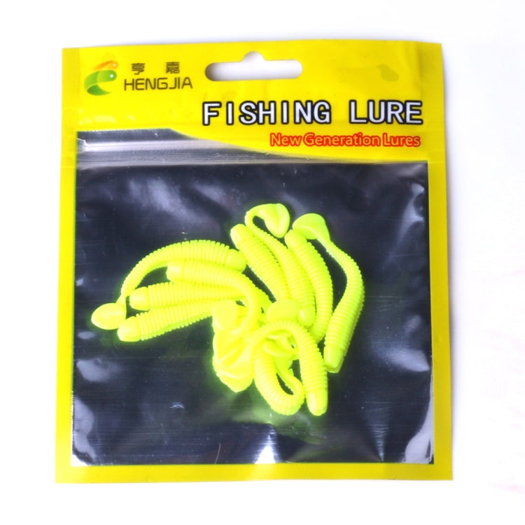 HENGJIA SO041 5cm/0.6g 10 PCS  Fishing Wobbler Soft Jigging Fishing Lure Worm Swimbaits Silicone Bait