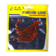 HENGJIA SO041 5cm/0.6g 10 PCS  Fishing Wobbler Soft Jigging Fishing Lure Worm Swimbaits Silicone Bait