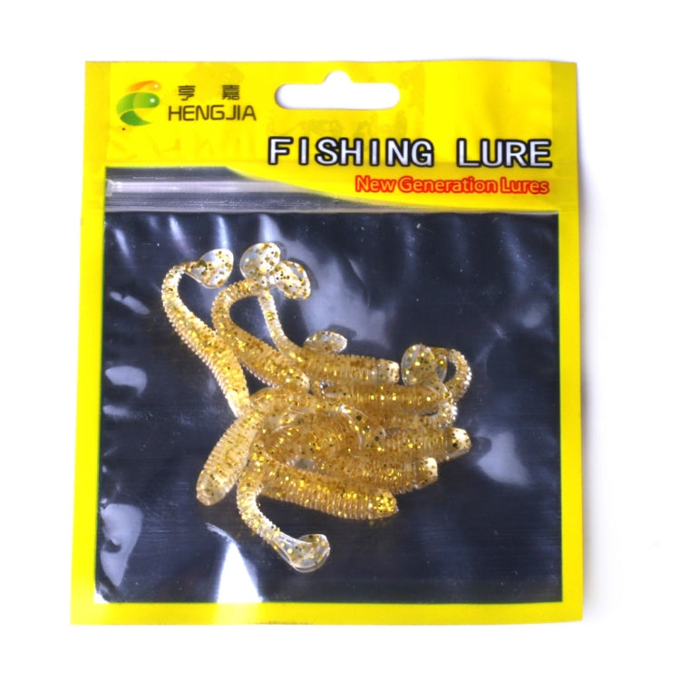 HENGJIA SO041 5cm/0.6g 10 PCS  Fishing Wobbler Soft Jigging Fishing Lure Worm Swimbaits Silicone Bait