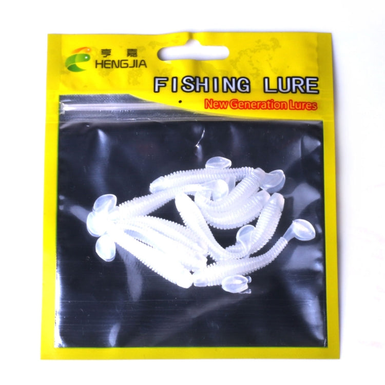 HENGJIA SO041 5cm/0.6g 10 PCS Fishing Wobbler Soft Jigging Fishing Lure Worm Swimbaits Silicone Bait - Fishing Lures by HENGJIA | Online Shopping South Africa | PMC TechLife | Buy Now Pay Later Mobicred