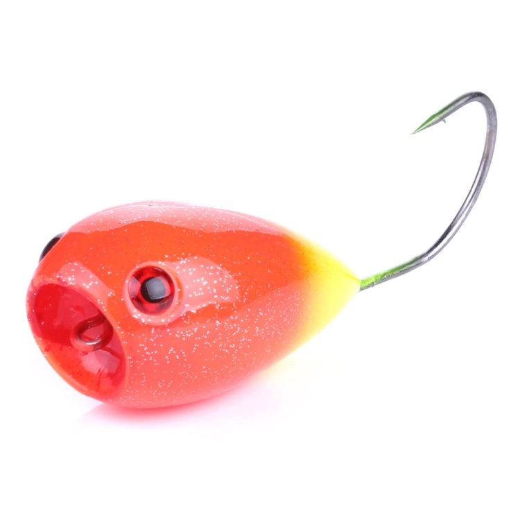 HENGJIA PO036 8cm/13g Big Mouth Single Hook Hitting Water Wave Hard Bait Lure Outdoor Fishing Gear Lure Fishing Bait Fishing Tackle (PO036-6)