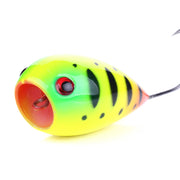 HENGJIA PO036 8cm/13g Big Mouth Single Hook Hitting Water Wave Hard Bait Lure Outdoor Fishing Gear Lure Fishing Bait Fishing Tackle (PO036-7)