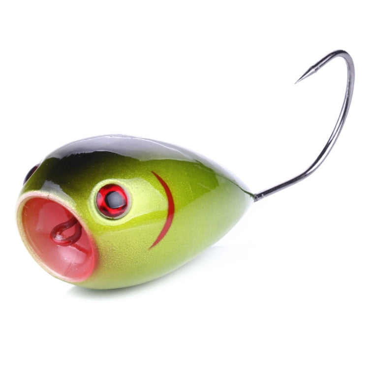 HENGJIA PO036 8 PCS 8cm/13g Big Mouth Single Hook Hitting Water Wave Hard Bait Lure Outdoor Fishing Gear Lure Fishing Bait Fishing Tackle