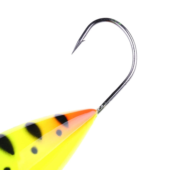 HENGJIA PO036 8 PCS 8cm/13g Big Mouth Single Hook Hitting Water Wave Hard Bait Lure Outdoor Fishing Gear Lure Fishing Bait Fishing Tackle